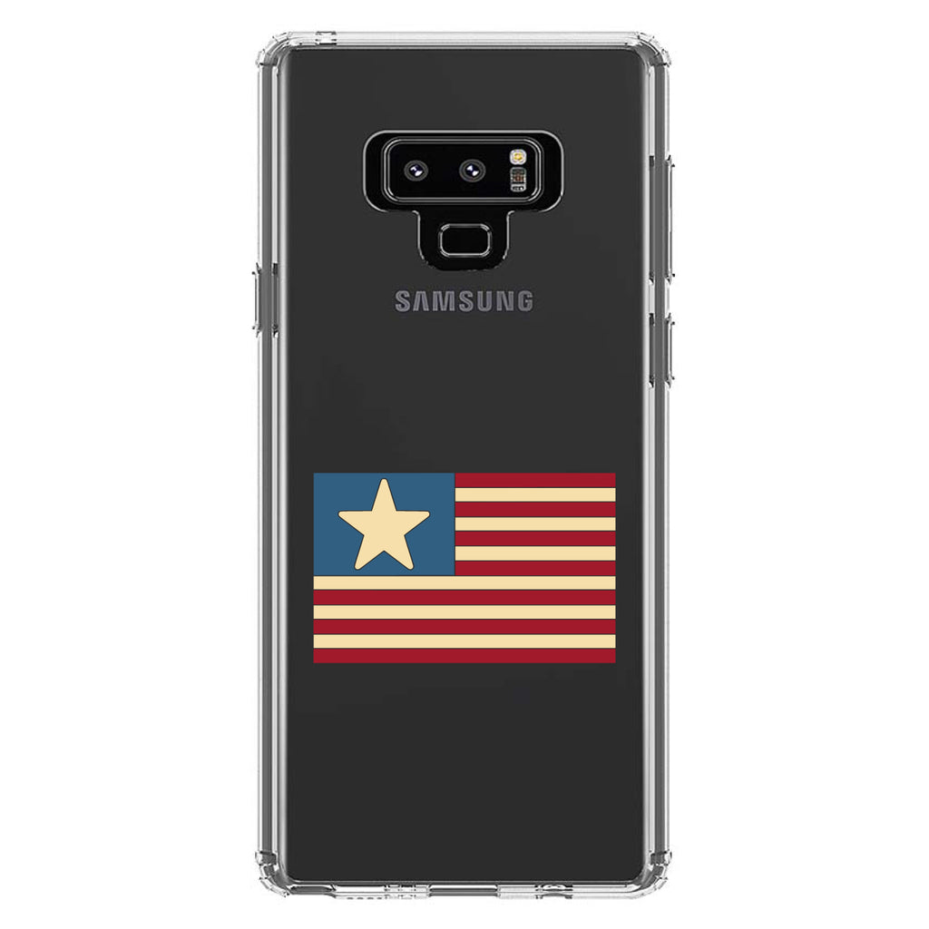 USA Single Star Flag Red White & Blue Clear Shockproof iPhone Case, view 11