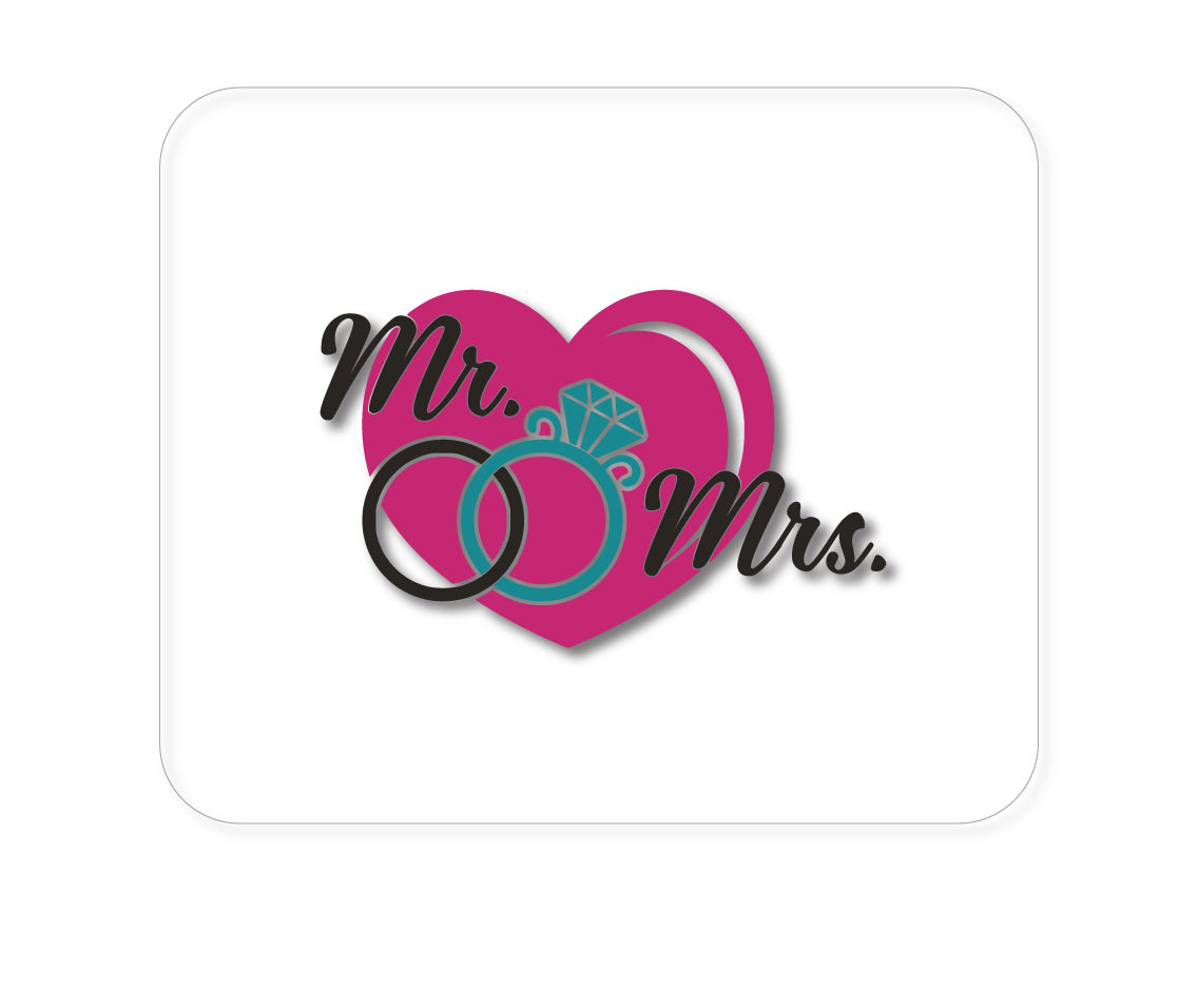 DistinctInk Custom Foam Rubber Mouse Pad - 1/4