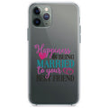Happiness Married to Your Best Friend Clear Shockproof iPhone Case