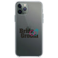 Bride & Groom Wedding Rings Clear Shockproof iPhone Case