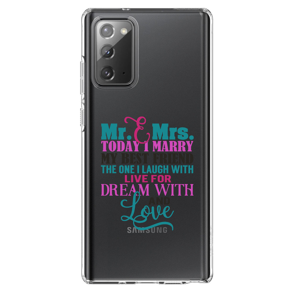 Today I Marry My Best Friend Clear Shockproof iPhone Case, view 8