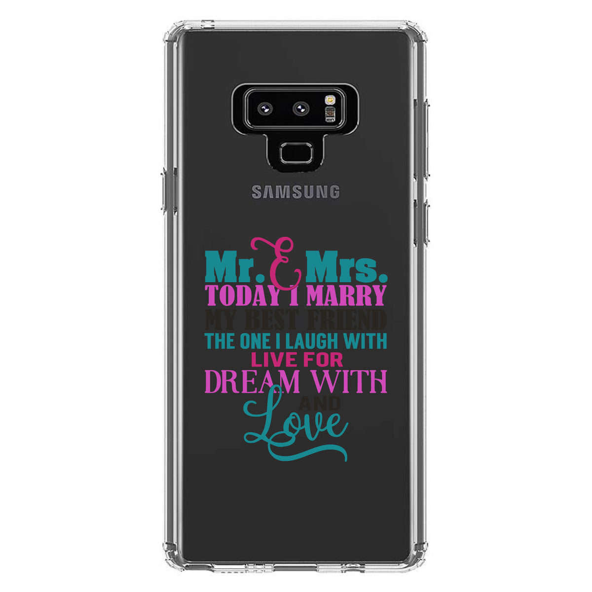 Today I Marry My Best Friend Clear Shockproof iPhone Case, view 11