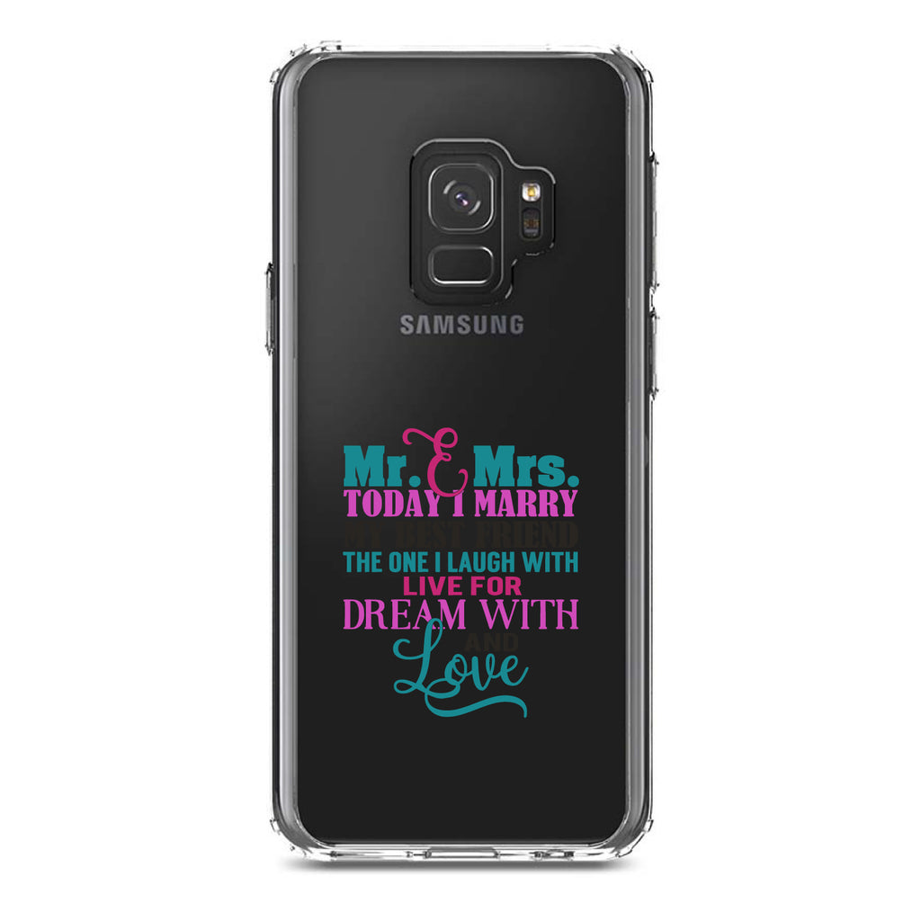 Today I Marry My Best Friend Clear Shockproof iPhone Case, view 19