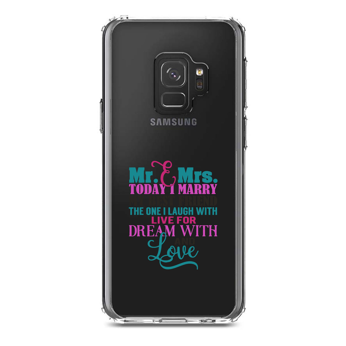 Today I Marry My Best Friend Clear Shockproof iPhone Case, view 19