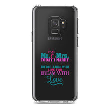DistinctInk® Clear Shockproof Hybrid Case for Apple iPhone / Samsung Galaxy / Google Pixel - Today I Marry My Best Friend
