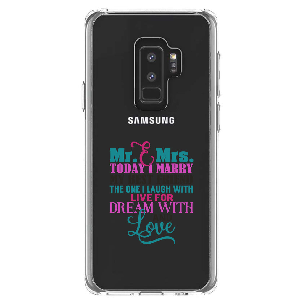Today I Marry My Best Friend Clear Shockproof iPhone Case, view 20