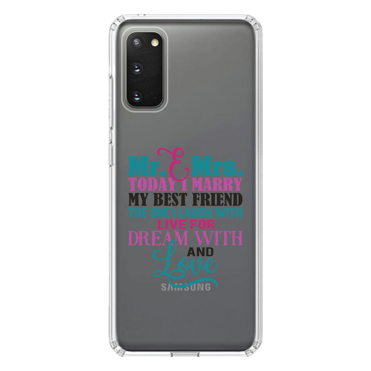 Today I Marry My Best Friend Clear Shockproof iPhone Case, view 13