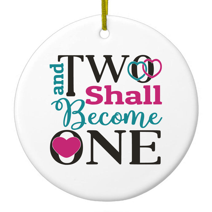 Wedding Ceramic Ornament