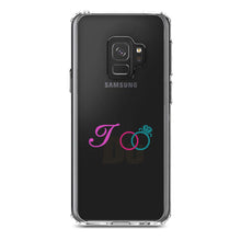 DistinctInk® Clear Shockproof Hybrid Case for Apple iPhone / Samsung Galaxy / Google Pixel - I Do - Wedding Rings
