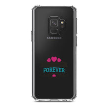 DistinctInk® Clear Shockproof Hybrid Case for Apple iPhone / Samsung Galaxy / Google Pixel - Just You And Me Forever