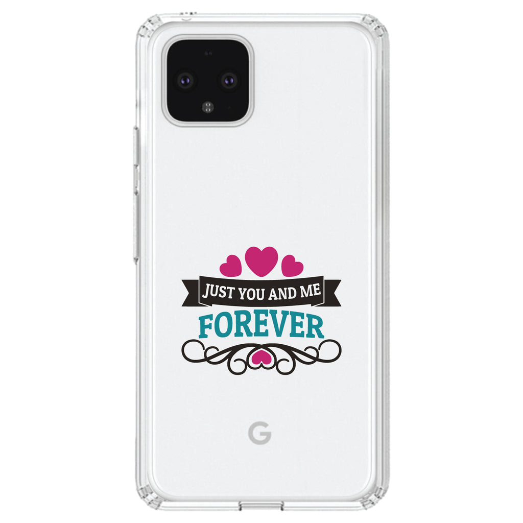 Just You And Me Forever Clear Shockproof iPhone Case, view 24