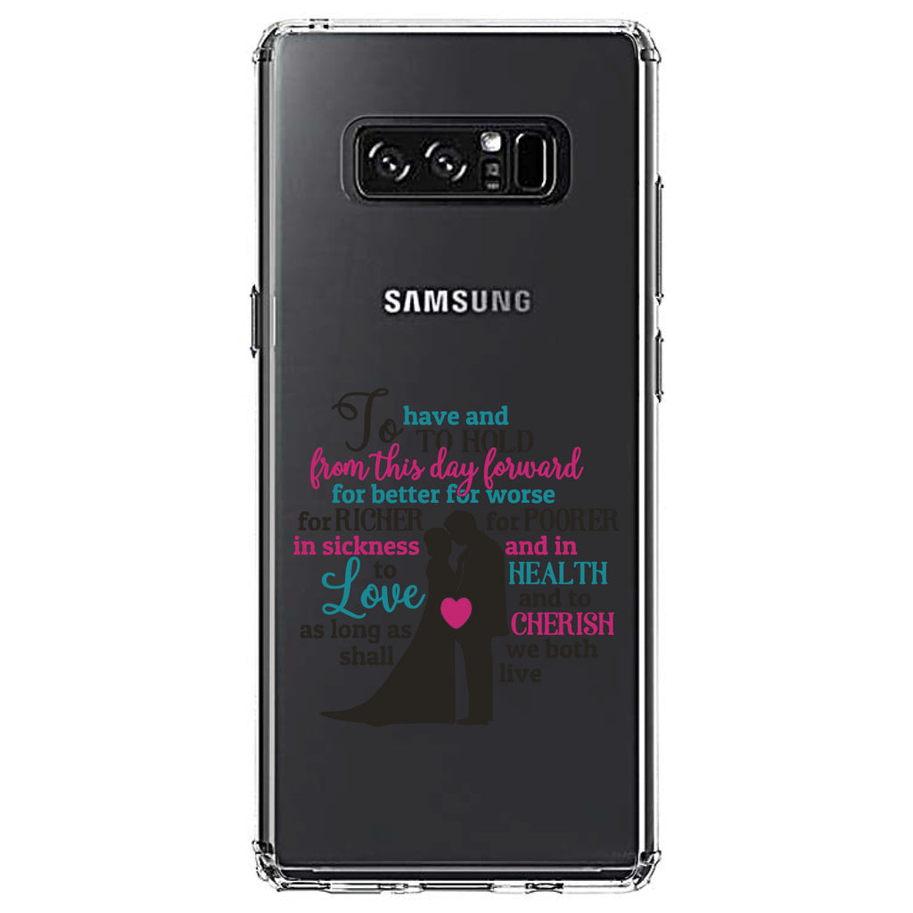 To Have & To Hold From This Day Forward Clear Shockproof iPhone Case, view 12