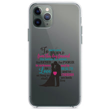 DistinctInk® Clear Shockproof Hybrid Case for Apple iPhone / Samsung Galaxy / Google Pixel - To Have & To Hold From This Day Forward