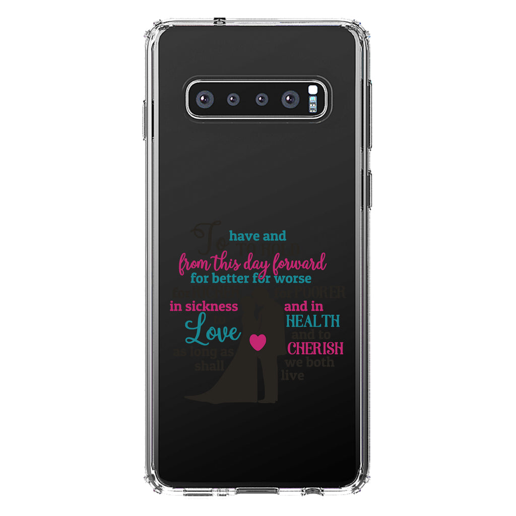 To Have & To Hold From This Day Forward Clear Shockproof iPhone Case, view 17