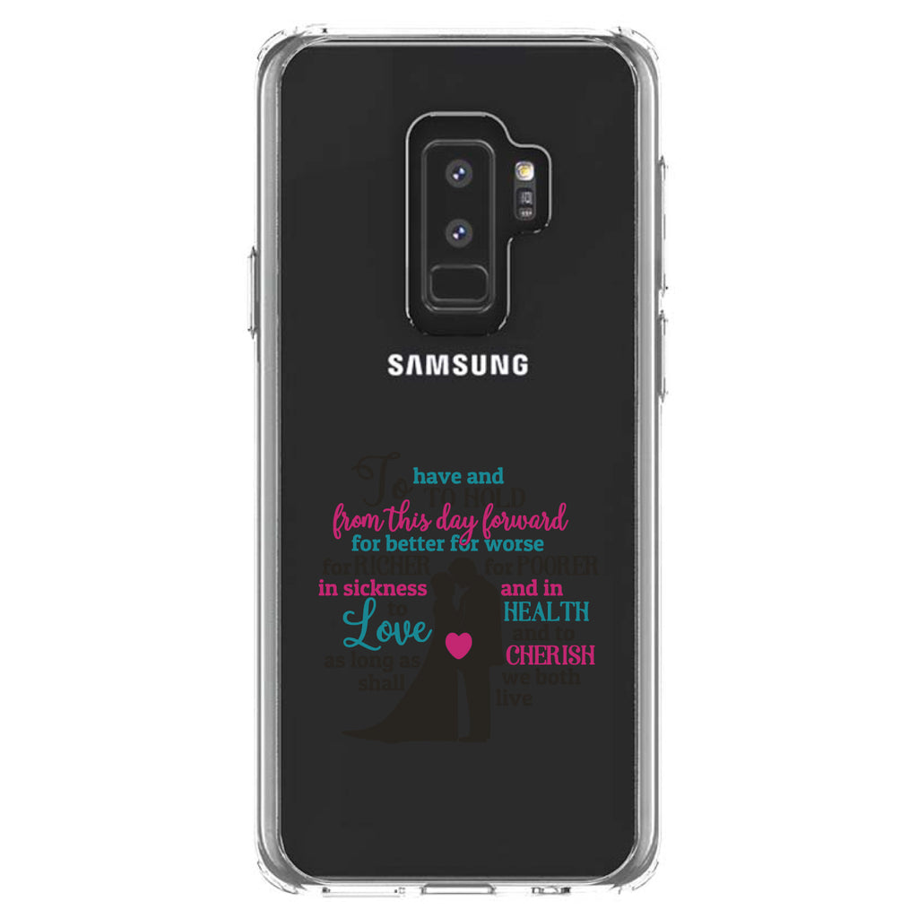 To Have & To Hold From This Day Forward Clear Shockproof iPhone Case, view 20
