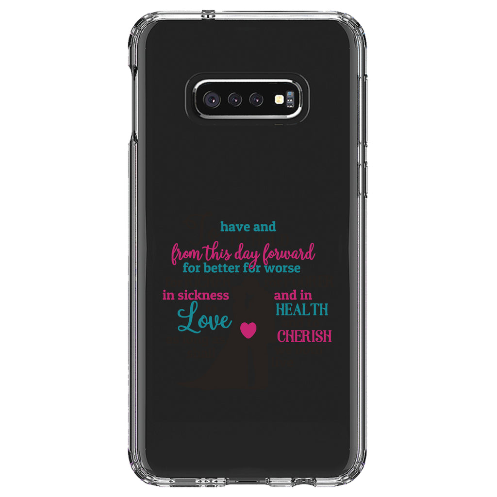 To Have & To Hold From This Day Forward Clear Shockproof iPhone Case, view 18