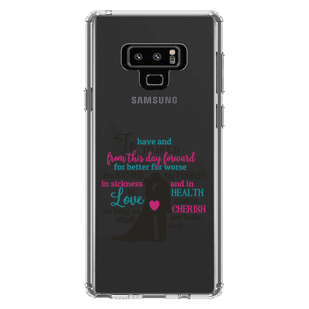 To Have & To Hold From This Day Forward Clear Shockproof iPhone Case, view 11