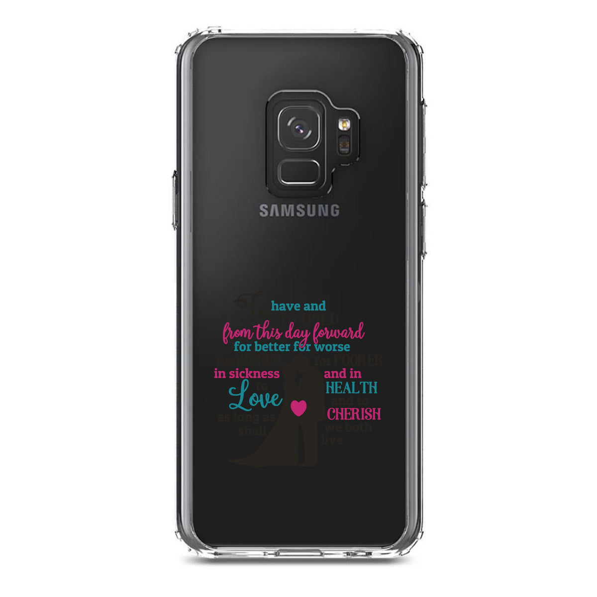 To Have & To Hold From This Day Forward Clear Shockproof iPhone Case, view 19
