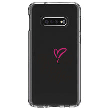 DistinctInk® Clear Shockproof Hybrid Case for Apple iPhone / Samsung Galaxy / Google Pixel - Happily Ever After Heart