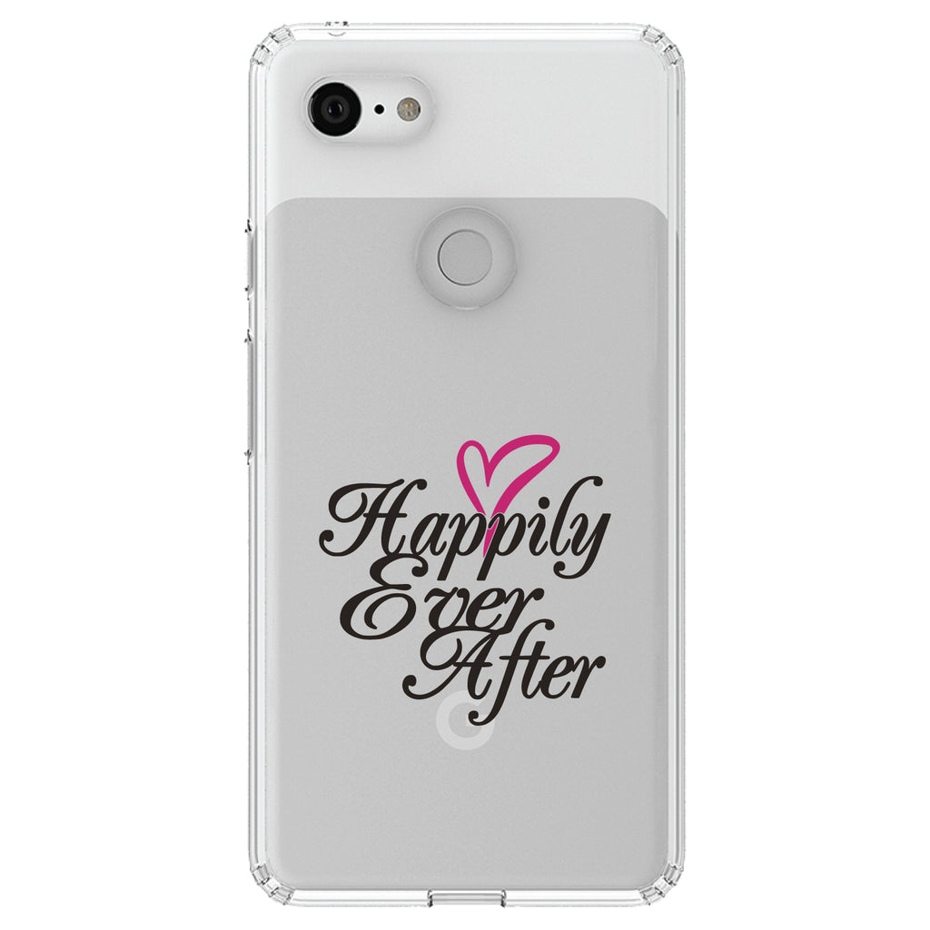 Happily Ever After Heart Clear Shockproof iPhone Case, view 22