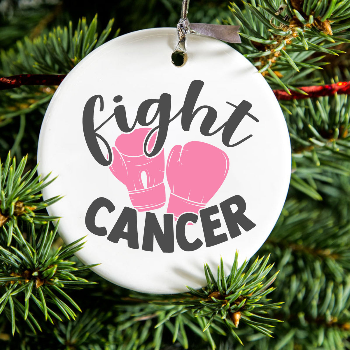 Fight Boxing Gloves Ceramic Ornament, view 2