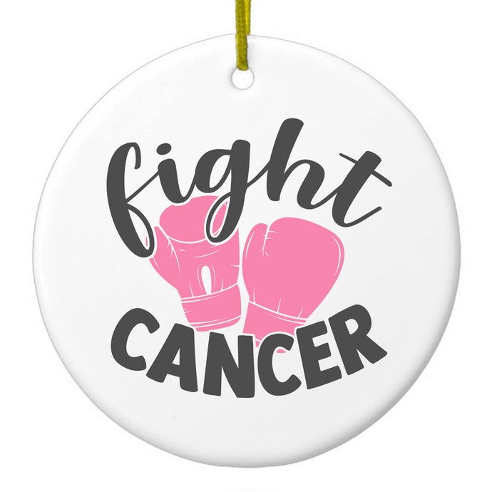 Fight Boxing Gloves Ceramic Ornament