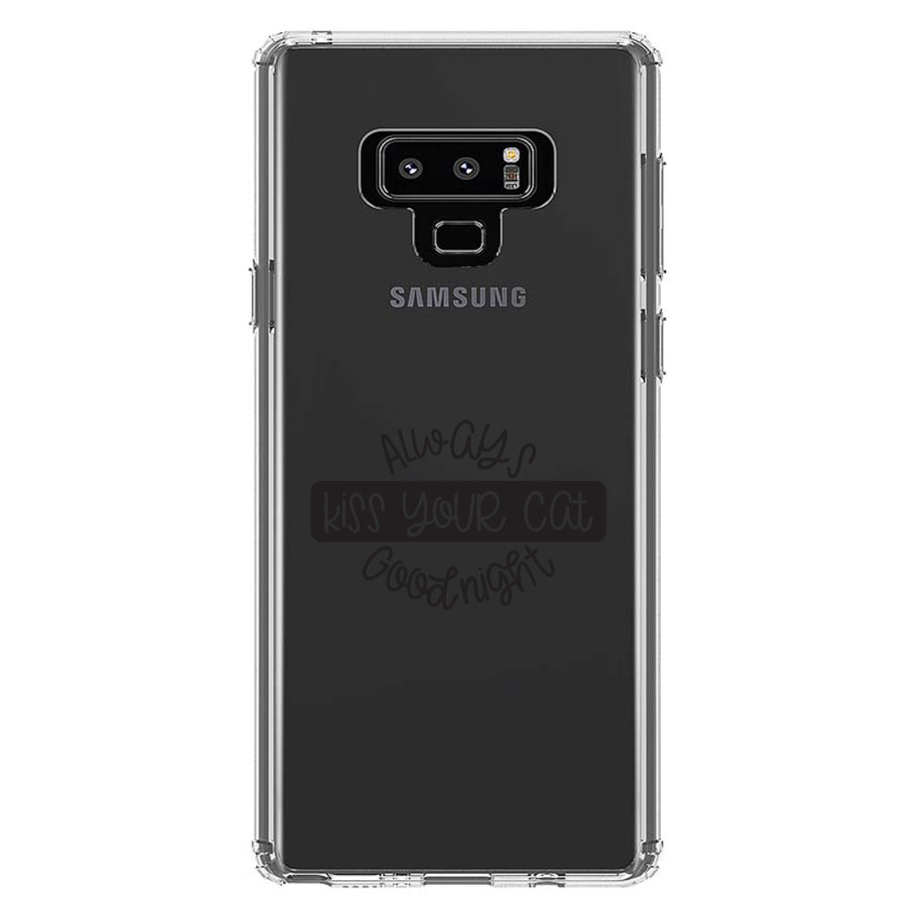 Always Kiss Your Cat Goodnight Clear Shockproof iPhone Case, view 11