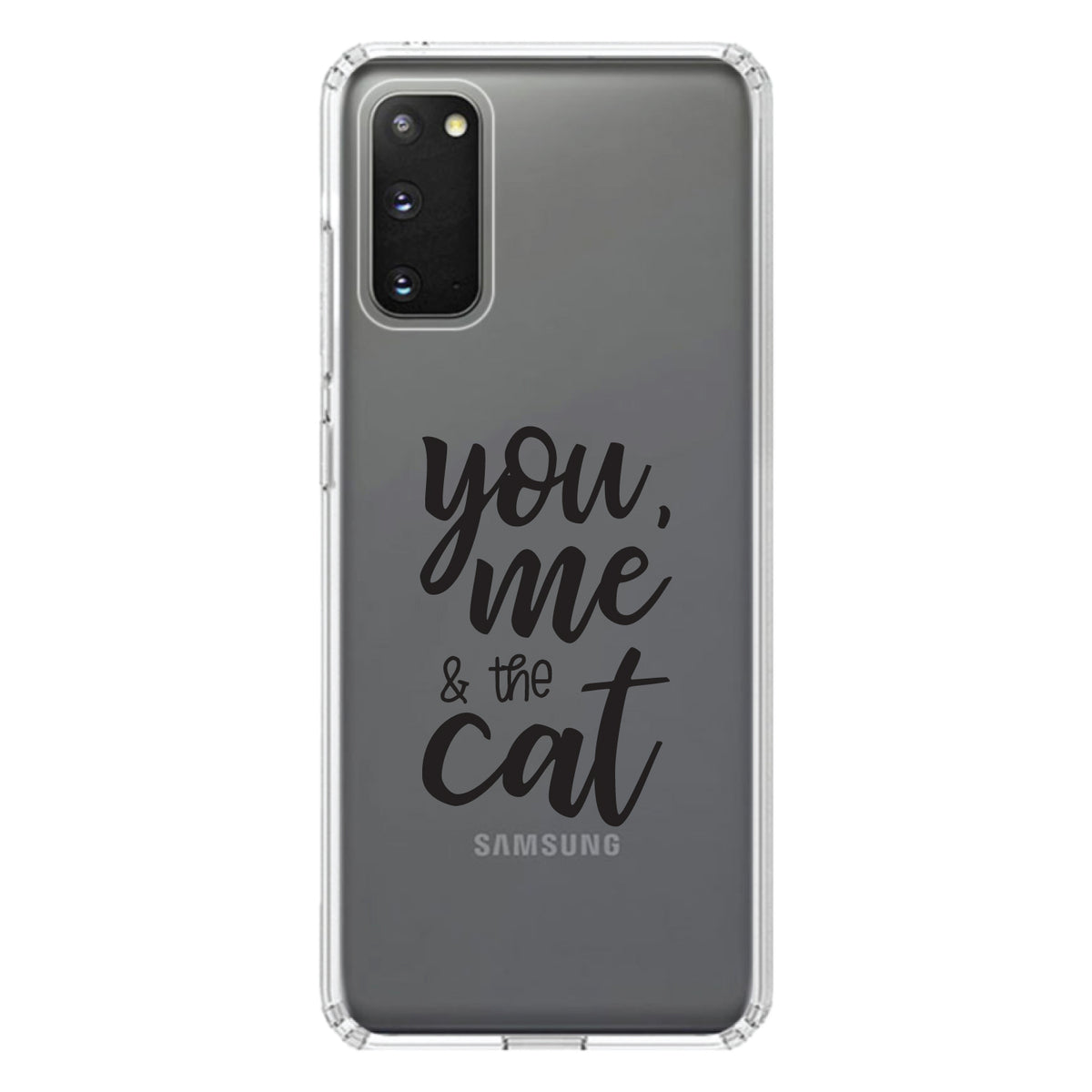 You, Me & the Cat Clear Shockproof iPhone Case, view 14