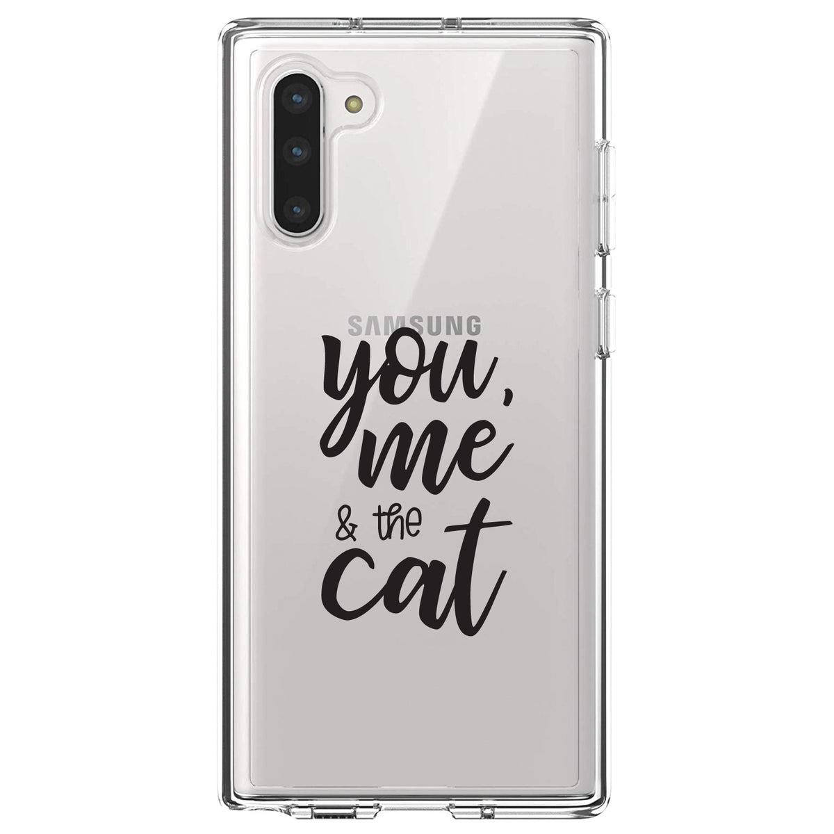 You, Me & the Cat Clear Shockproof iPhone Case, view 9