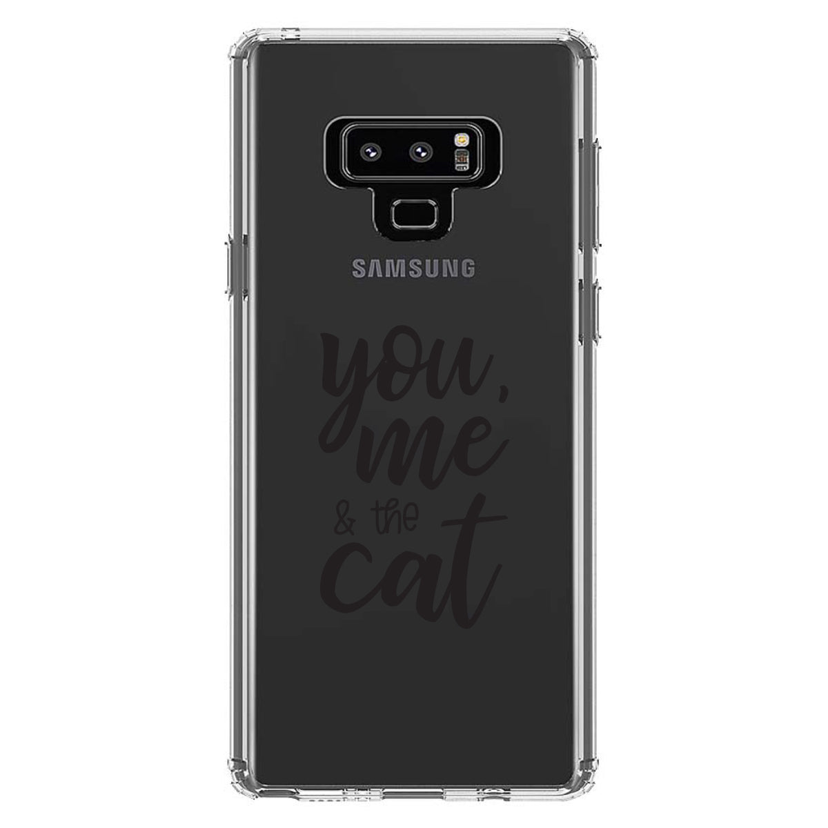 You, Me & the Cat Clear Shockproof iPhone Case, view 11