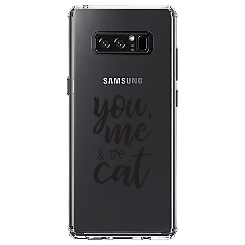 You, Me & the Cat Clear Shockproof iPhone Case, view 12