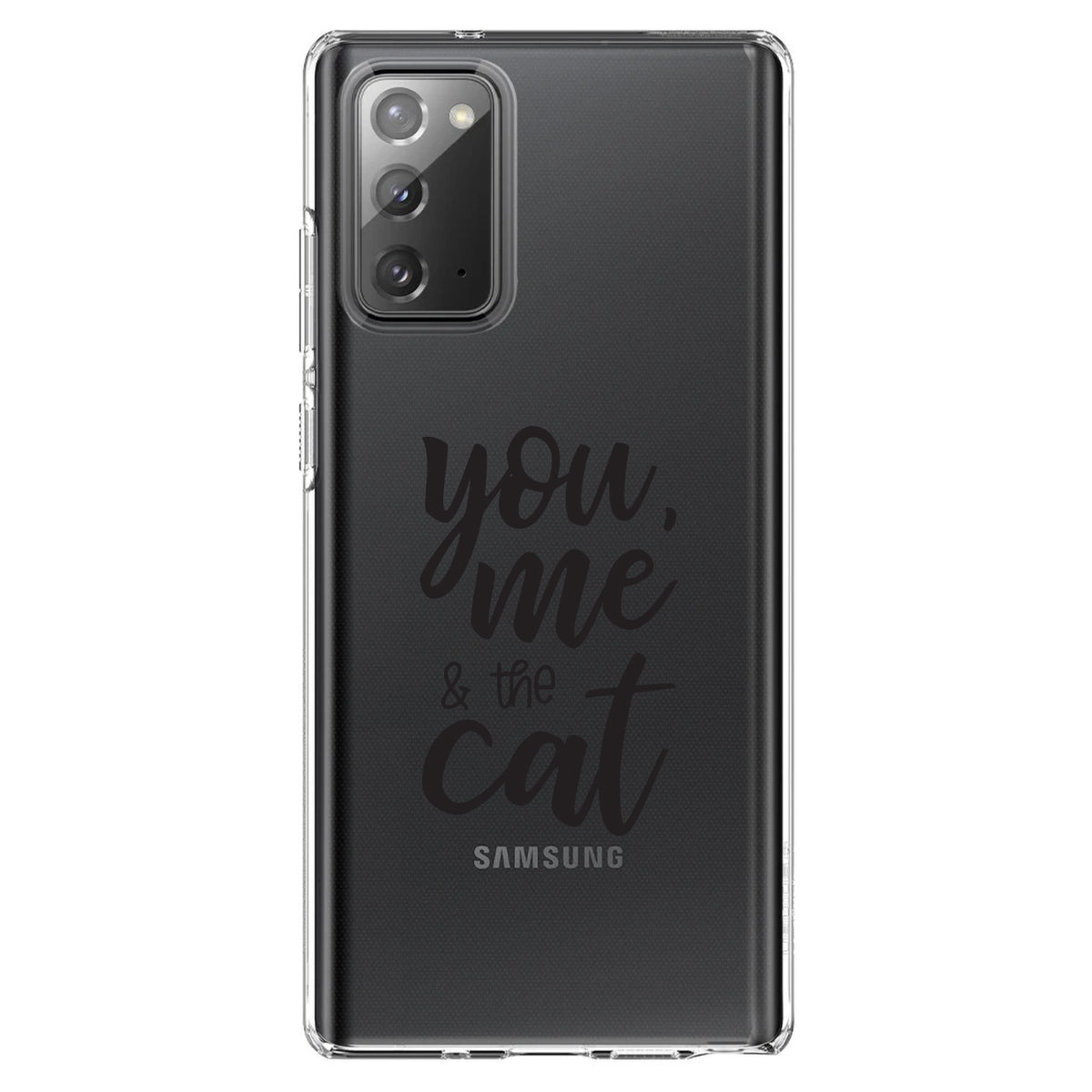 You, Me & the Cat Clear Shockproof iPhone Case, view 8