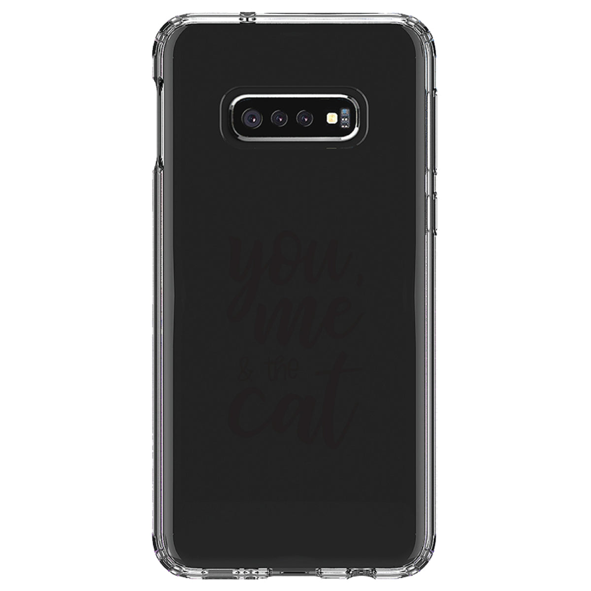 You, Me & the Cat Clear Shockproof iPhone Case, view 18
