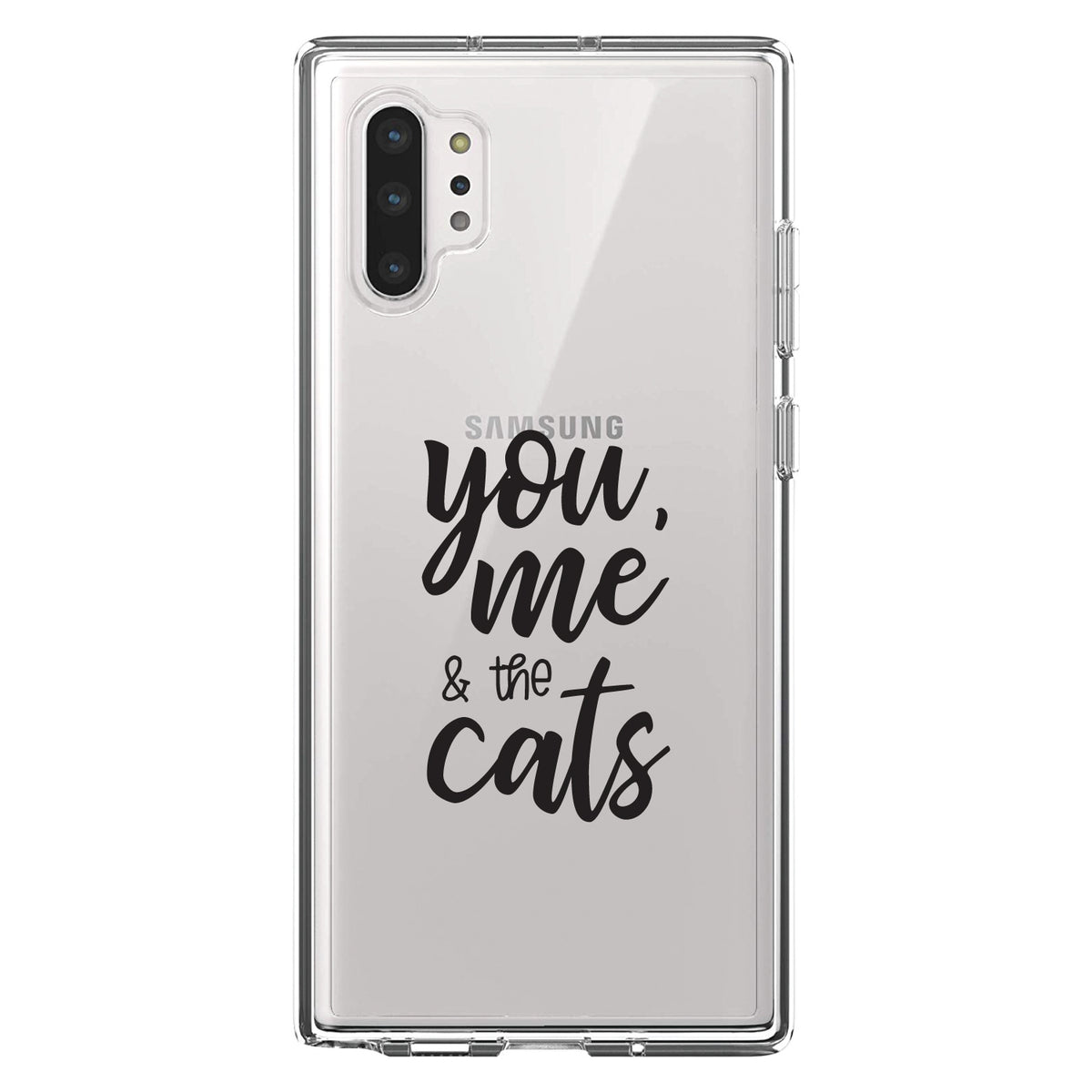 You, Me & the Cats Clear Shockproof iPhone Case, view 10