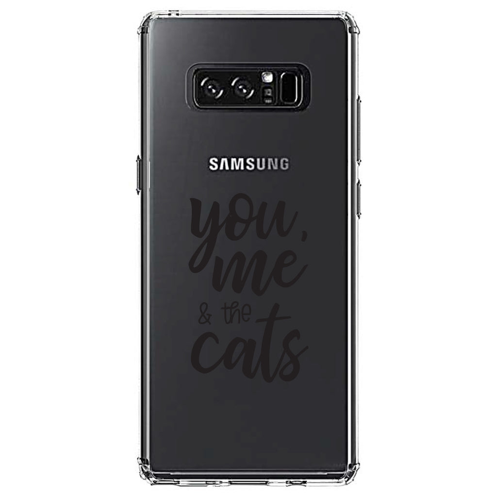 You, Me & the Cats Clear Shockproof iPhone Case, view 12