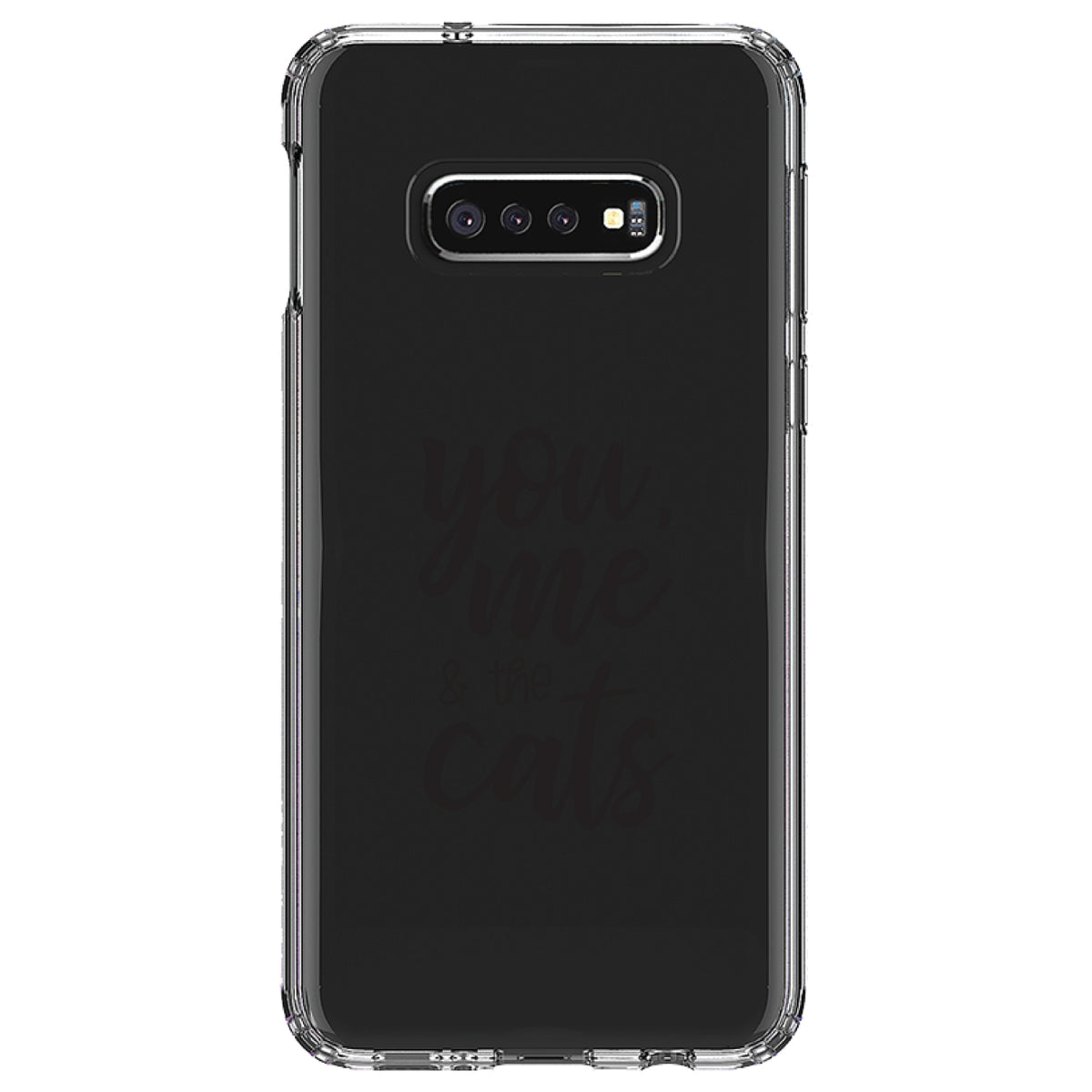 You, Me & the Cats Clear Shockproof iPhone Case, view 18