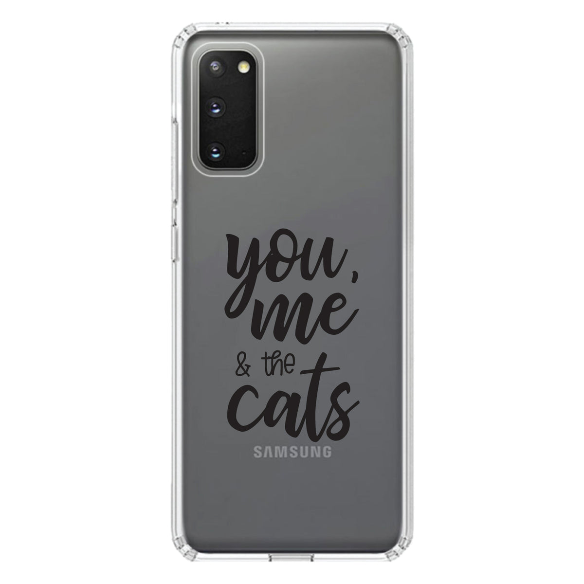 You, Me & the Cats Clear Shockproof iPhone Case, view 14