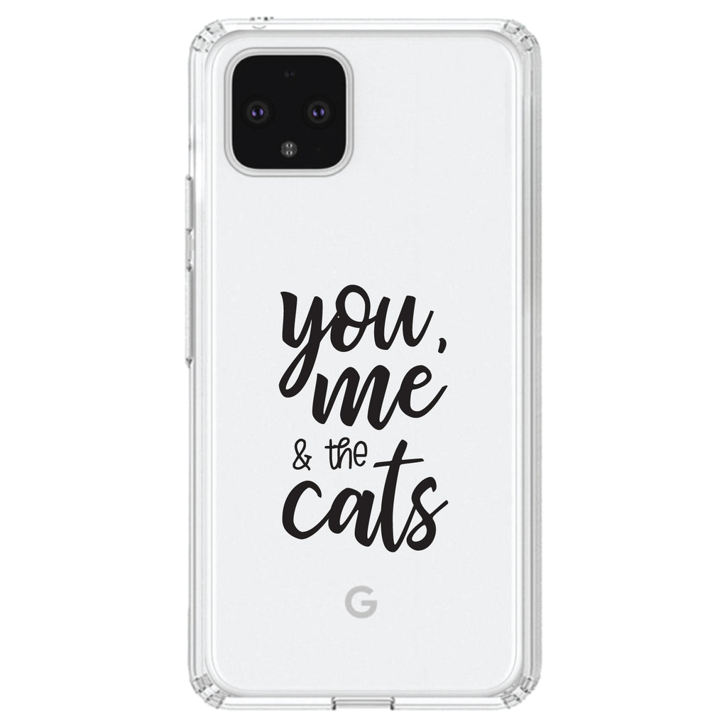 You, Me & the Cats Clear Shockproof iPhone Case, view 23
