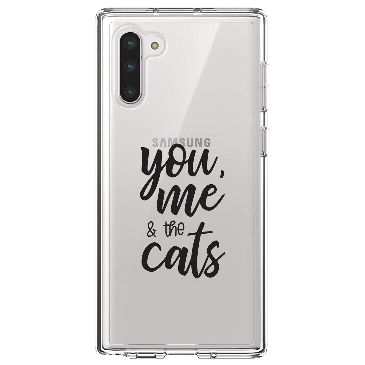 You, Me & the Cats Clear Shockproof iPhone Case, view 9