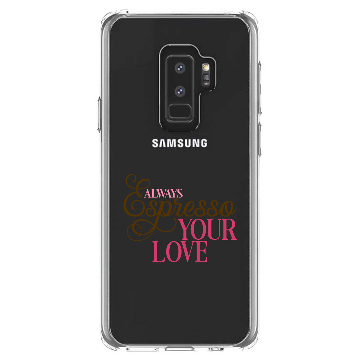 Always Espresso Your Love Clear Shockproof iPhone Case, view 20