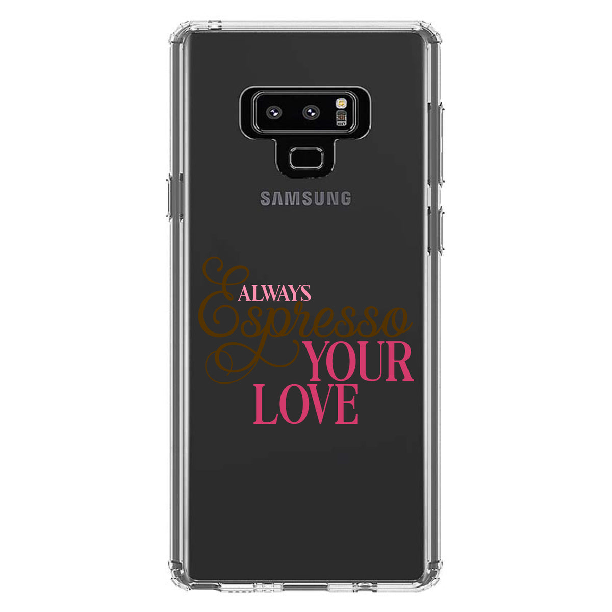 Always Espresso Your Love Clear Shockproof iPhone Case, view 11