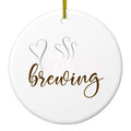 Coffee Ceramic Ornament