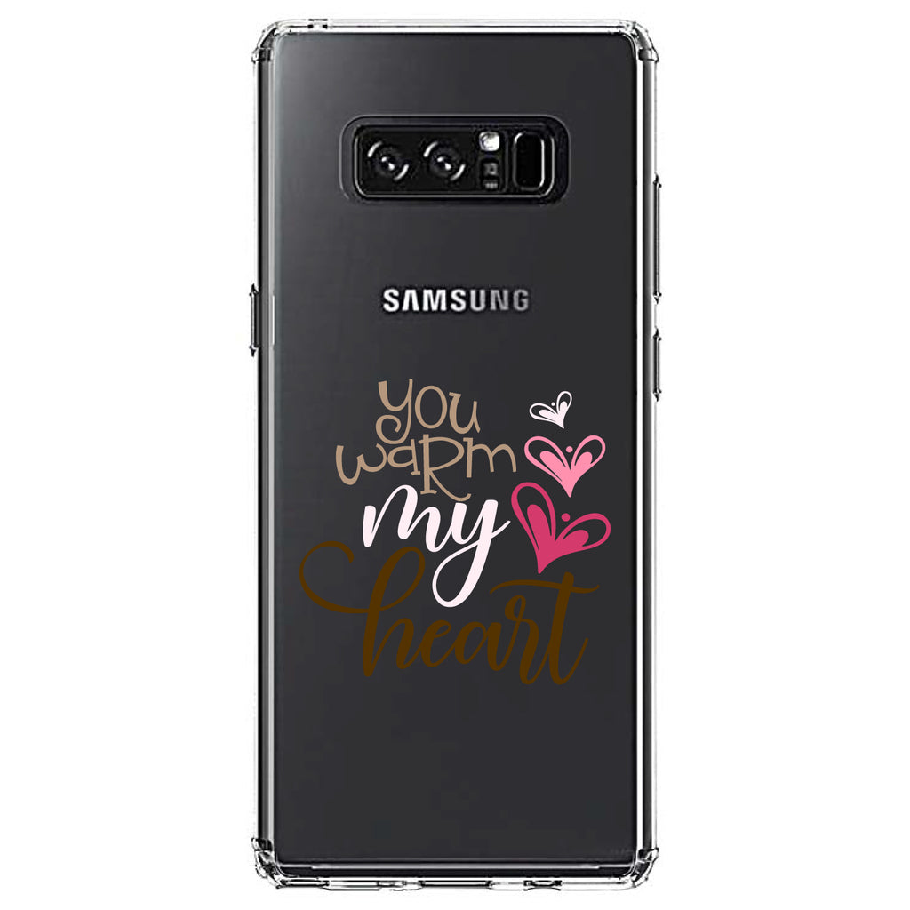 You Warm My Heart, Coffee Clear Shockproof iPhone Case, view 12