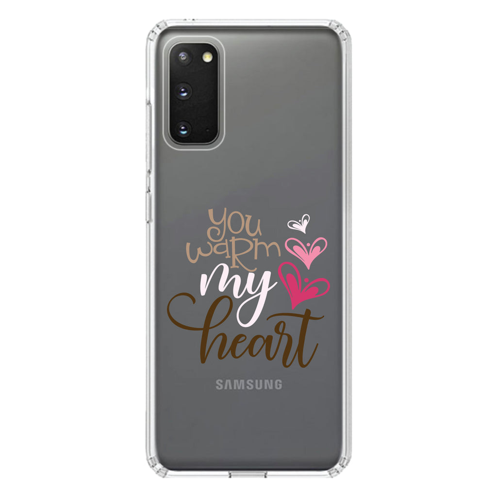 You Warm My Heart, Coffee Clear Shockproof iPhone Case, view 13