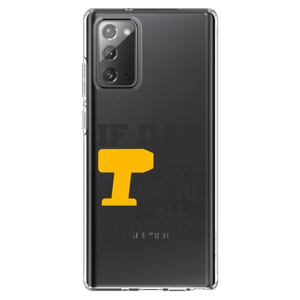 If Dad Can't Fix It, We're All Screwed Clear Shockproof iPhone Case, view 8