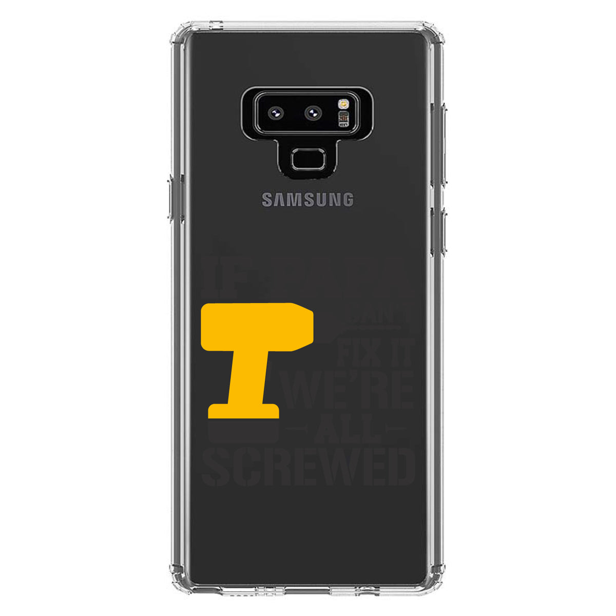 If Papa Can't Fix It, We're All Screwed Clear Shockproof iPhone Case, view 11