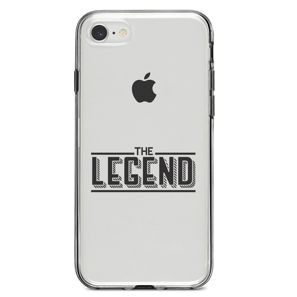 The Legend Clear Shockproof iPhone Case, view 5