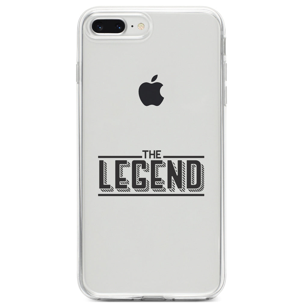 The Legend Clear Shockproof iPhone Case, view 6