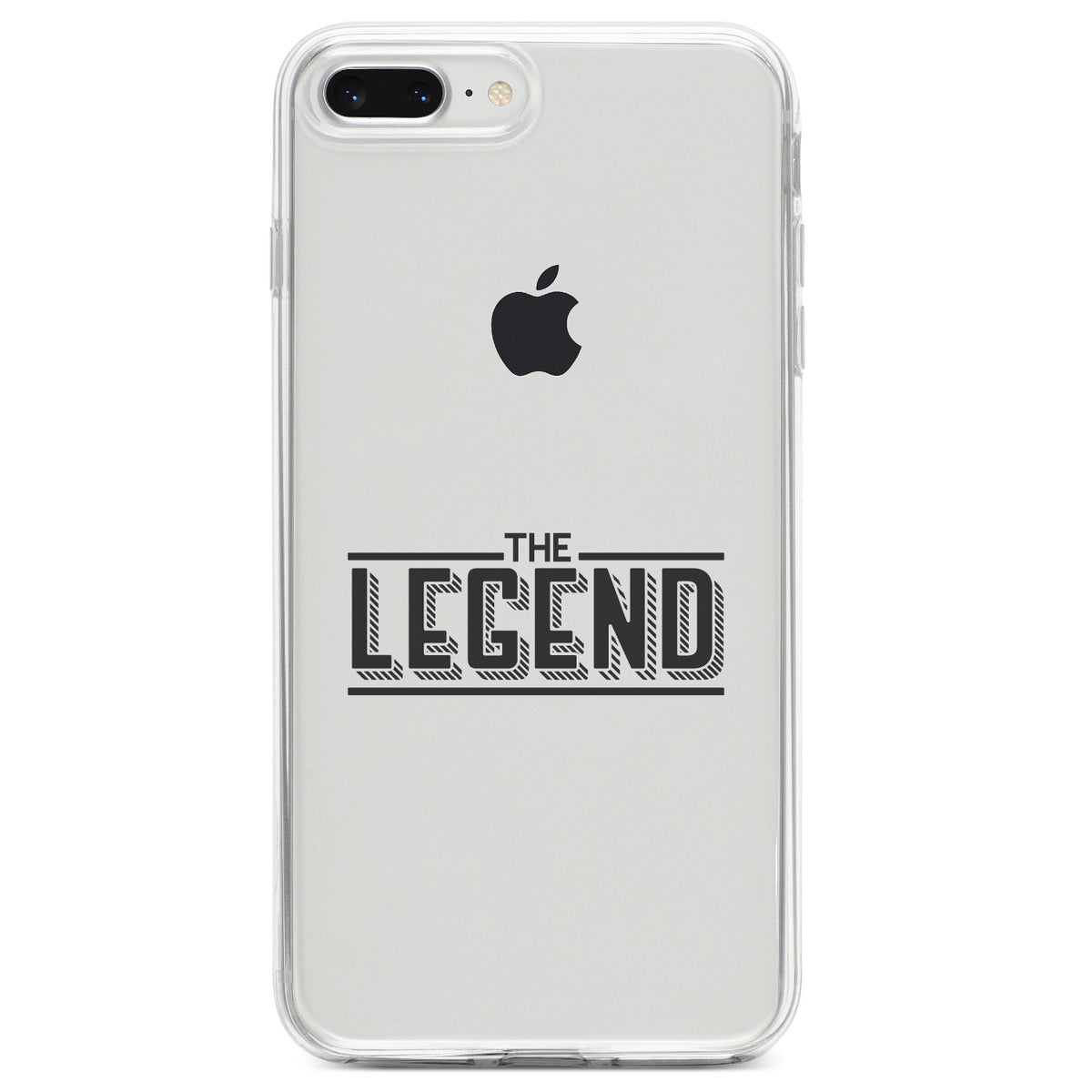 The Legend Clear Shockproof iPhone Case, view 6