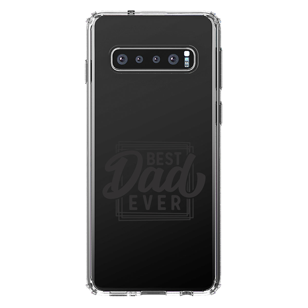 Bed Dad Ever Word Art Clear Shockproof iPhone Case, view 17